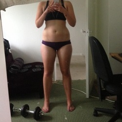 Romy after 6 weeks with an MPT trainer