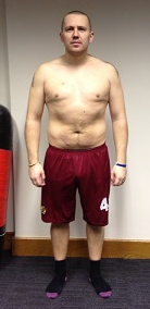 Gaz Kay after working with a personal trainer